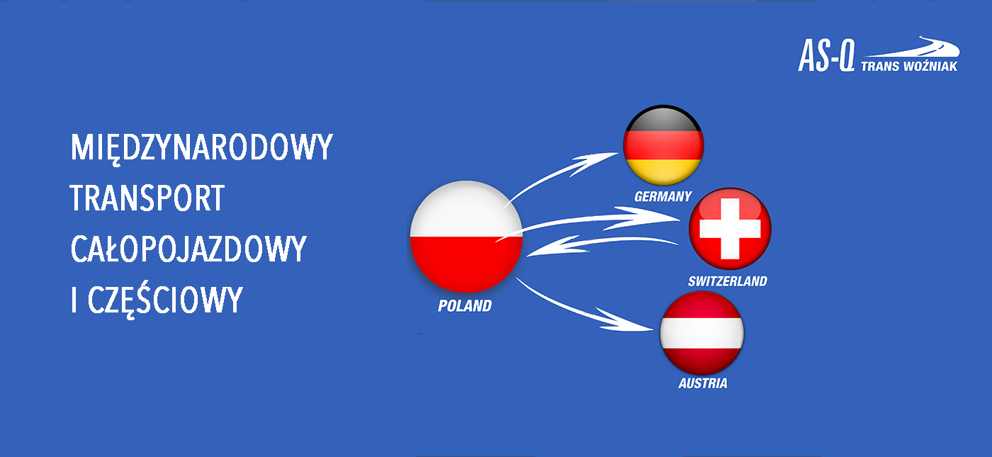 międzynarodowy transport całopojazdowy i częściowy do Austrii i Szwajcarii oraz Niemiec